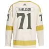 Vegas Golden Knights tröja William Karlsson Adidas 2023-24 Cream Winter Classic Authentic - NHL Tröjor Herr